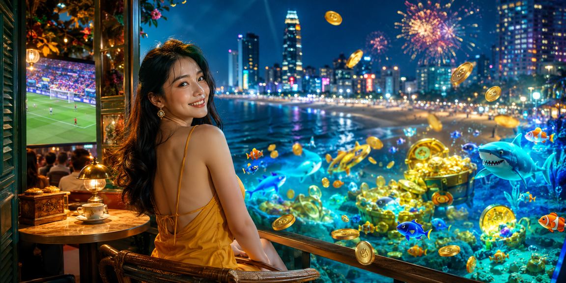 Người dùng TP.HCM nạp tiền cá cược qua ứng dụng di động tại quán cà phê buổi tối