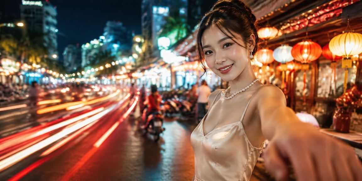 Cảnh chợ đêm Nha Trang sôi động với không khí giải trí và cá cược thể thao về đêm